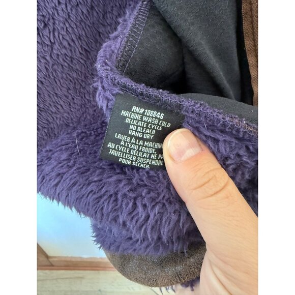 Kuhl Women's Flight Jacket Sherpa Fleece Hooded Zip Up Purple Size Small - Picture 6 of 7